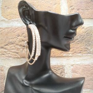 Gold and Multicolor Women's Earrings